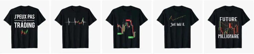 T-shirt de trader